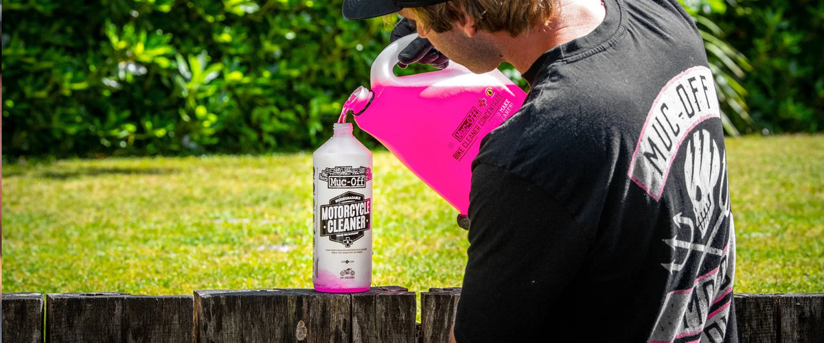 MUC-OFF cleaner concentrate - makkelijn verdunnen in de bestaande sprayer