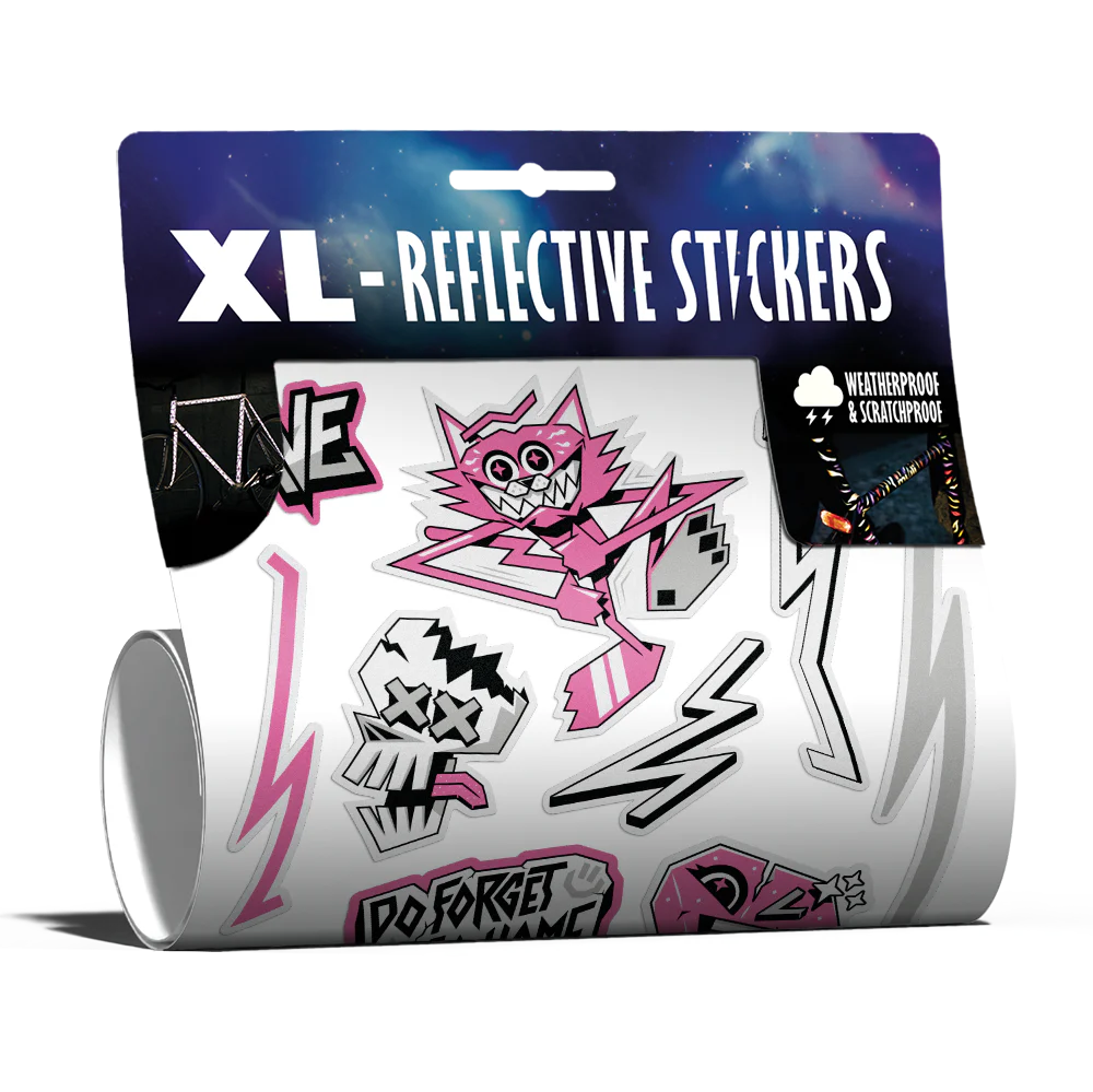 REFLECTIVE BERLIN stickers XL - grote reflecterende stickers
