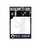 REFLECTIVE BERLIN stickers small - bear wit