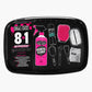 Muc-Off 8 in 1 motorcycle cleaning kit bovenzijde pakket
