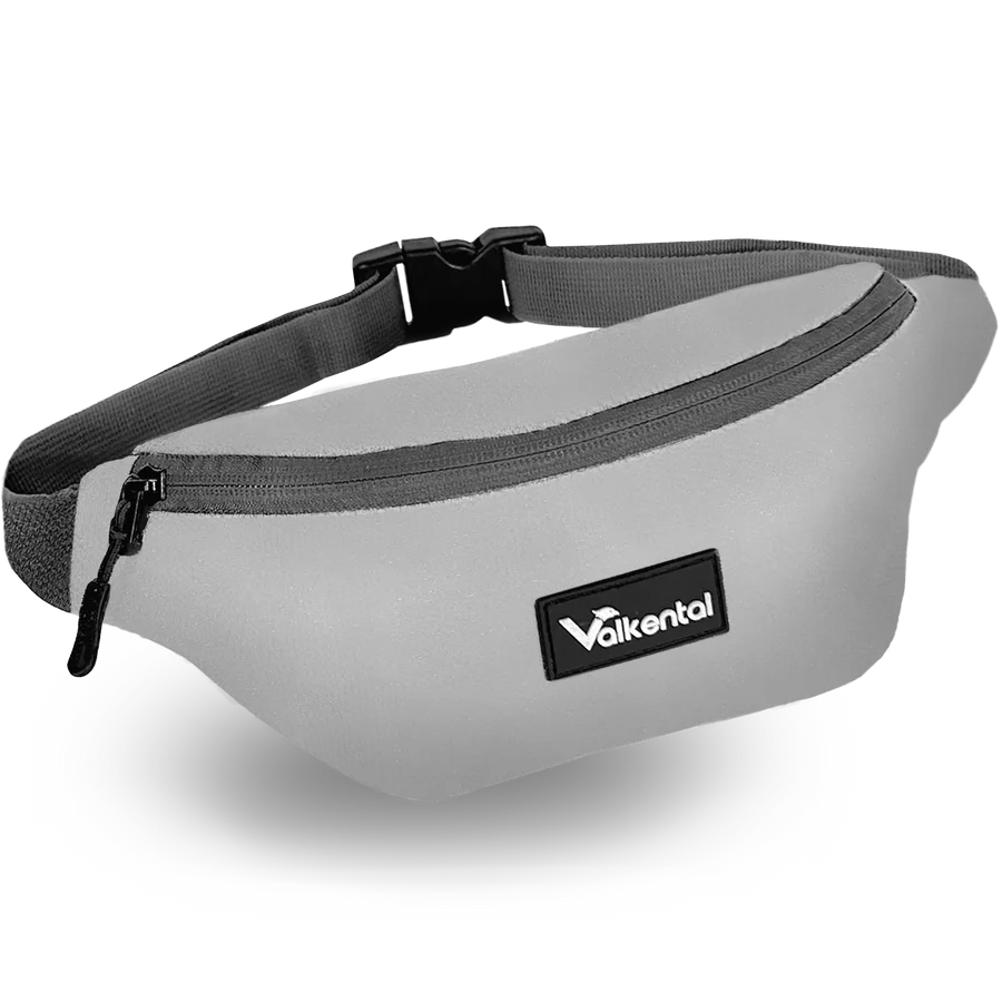 VALKENTAL SLINGBAG grijs reflecterend