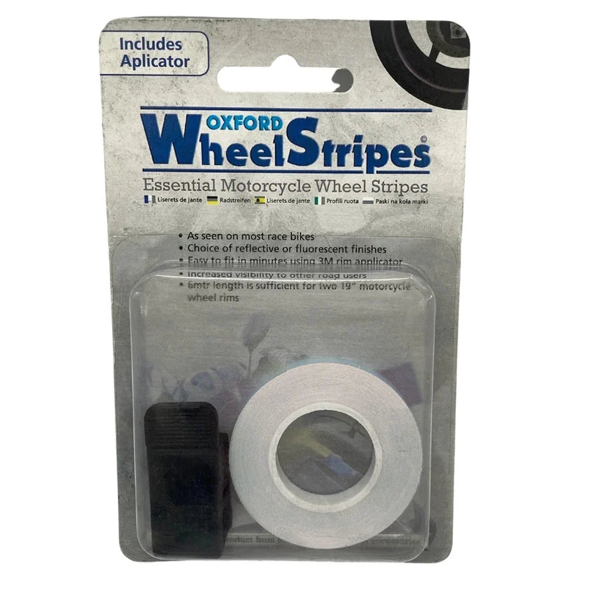 OXFORD WheelStripes wit reflecterend - in de verpakking