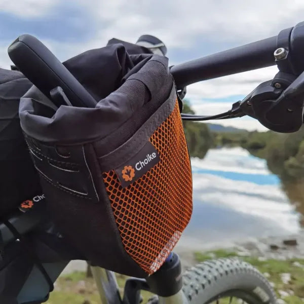 CHOIKE StemBag Jumbo 2,5L- gemonteerd aan een stuur