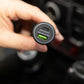 QUAD LOCK 48W Dual USB Autolader – USB-A QC3.0 en USB-C PD snellader voor auto met 2 aansluitingen