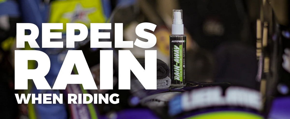 MOTOVERDE Rain Away - druppels glijden weg van je vizier