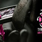 Muc-Off Tubeless Valves V2 roze vanaf de binnenkant velg gezien