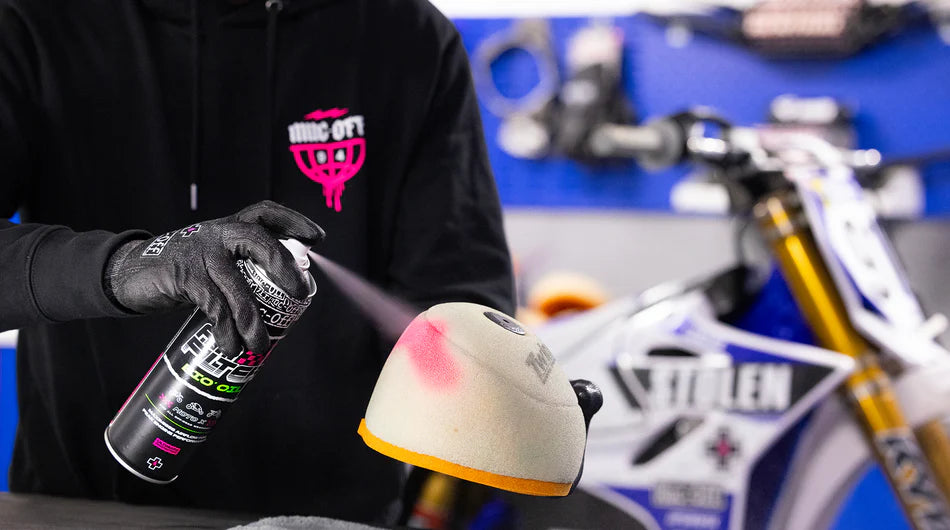 MUC-OFF bio air filter oil luchtfilter inspuiten