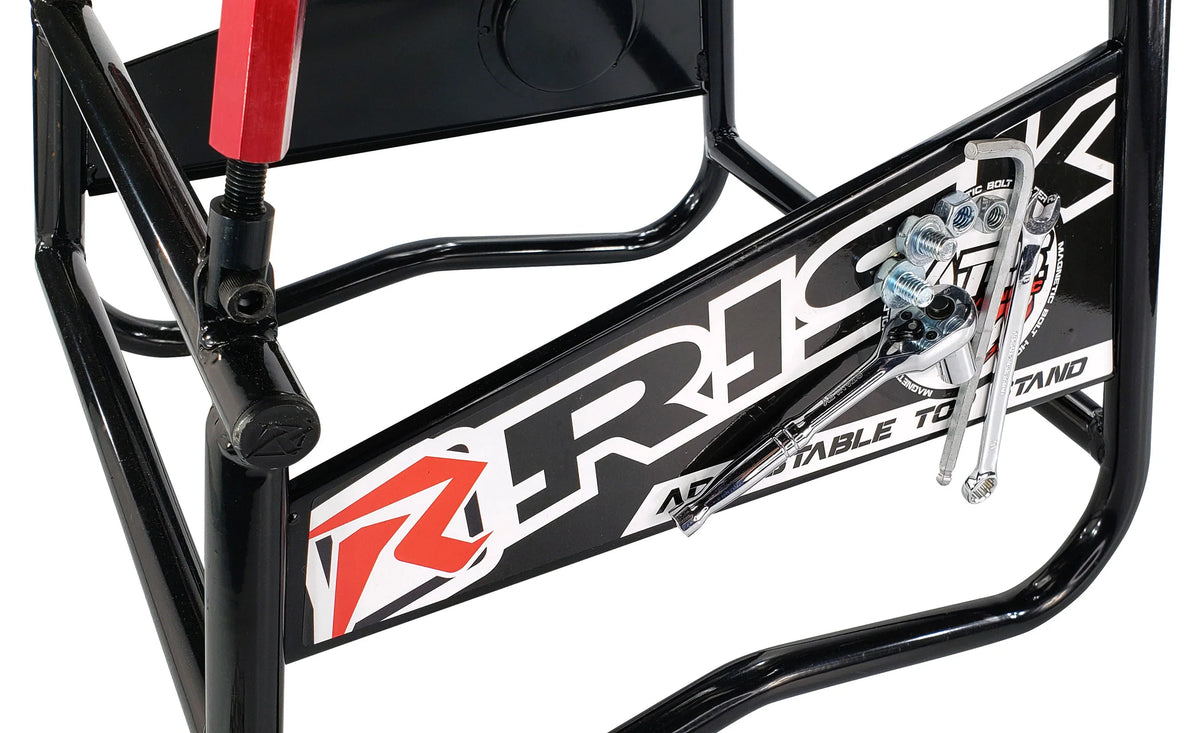 Risk Racing ATS verstelbare magnetische motorstandaard met magnetische zijkanten 