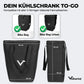  VALKENTAL Koelinzetstuk (V-vorm) - afmetingen en past in de bike bag en de bike urban bag