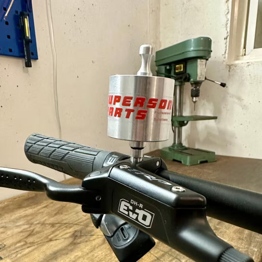 SUPERSONIC PARTS trechteradapter voor Shimano remontluchting Dura Ace en Ultegra met ontluchtingsbeker
