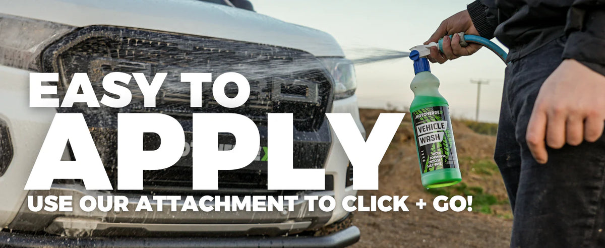 MOTOVERDE Vehicle Wash Concentrated - makkelijk in gebruik met een waterslang