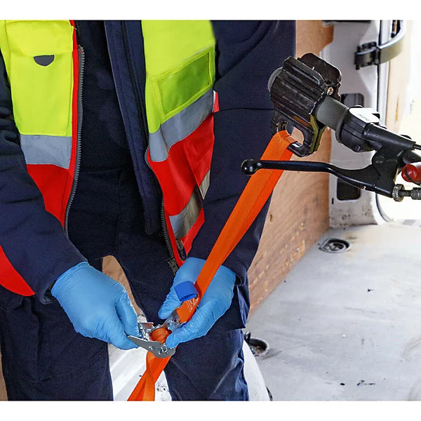 BIKE IT Tiedown Clamp Set – met handig oog om spanbanden aan vast te maken