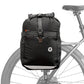 CHOIKE ALFORJA BIKEPACKING DETIAL FOTO OP EEN MTB BAGAGEDRAGER