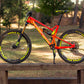 AMS Portable Bike Stand op de crank gemonteerd
