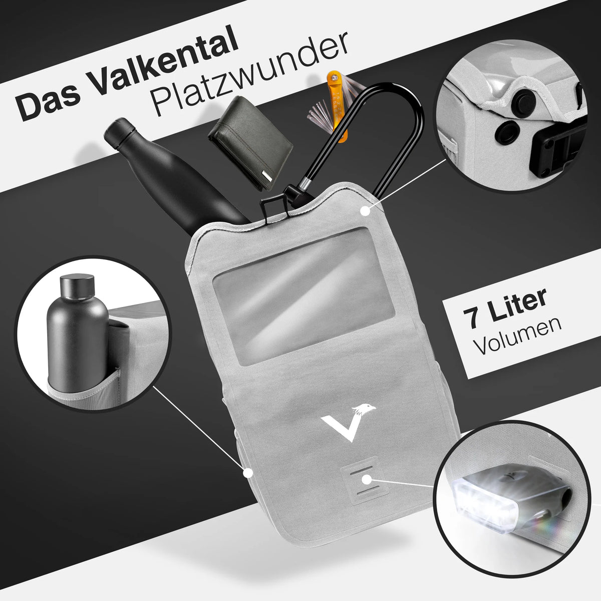 VALKENTAL FRONTPACK inhoud