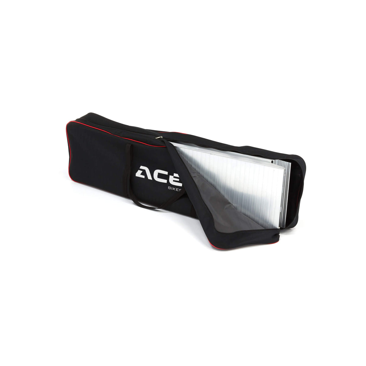  ACEBIKES Foldable Ramp Carry Bag half open geritst