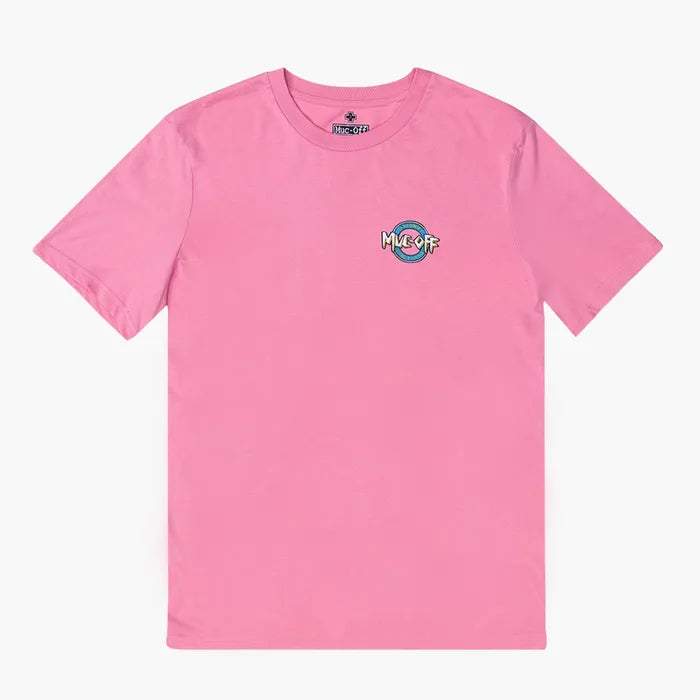 Muc-Off Surf T-Shirt roze – 100% biologisch katoen, relaxed fit