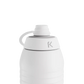 KEEGO Beschermkap titanium white op de bidon