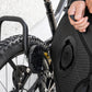 AEROE QuickLock Urban Pannier Bag Pro zwarte waterdichte fiets rugzak - bevestigings mechanisme