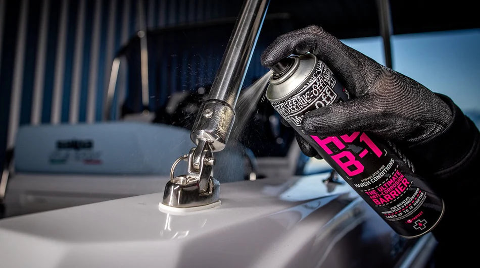 Muc-Off HCB-1 anti-corrosie spray - ook op boten te gebruiken tegen zout corrosie