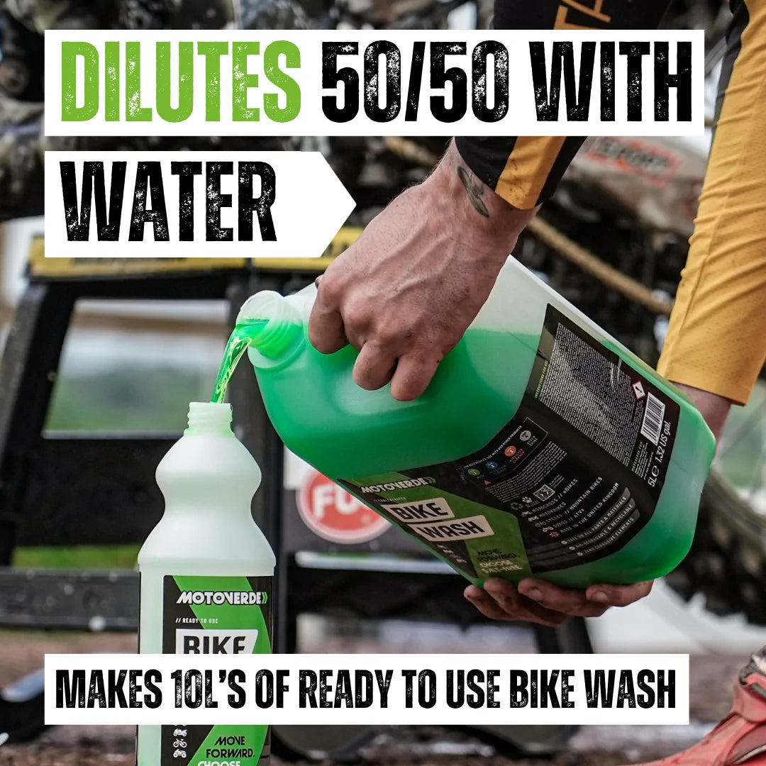 MOTOVERDE Bike Wash Concentrate voor 10l shampoo