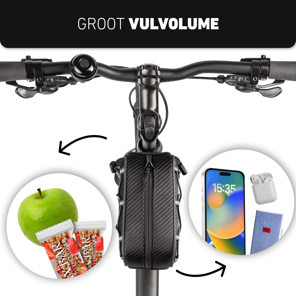 VALKENTAL FRAME BAG CORE inhoud