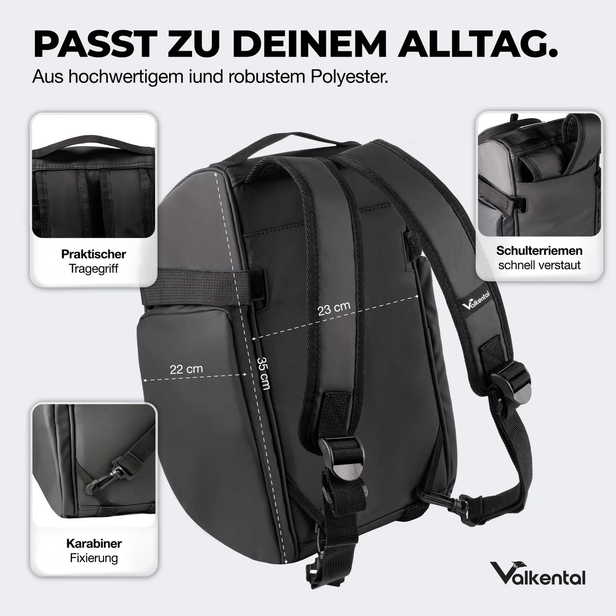 VALKENTAL Trunk Bag 14L - AFMETINGEN