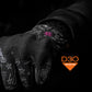 MUC-OFF D3O® Rider Gloves gebogen aan het stuur