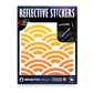 Reflective Berlin reflecterende stickers medium - sunrise fire