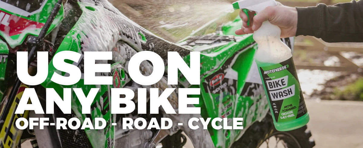  MOTOVERDE Bike Wash voor elke motor of fiets te gebruiken