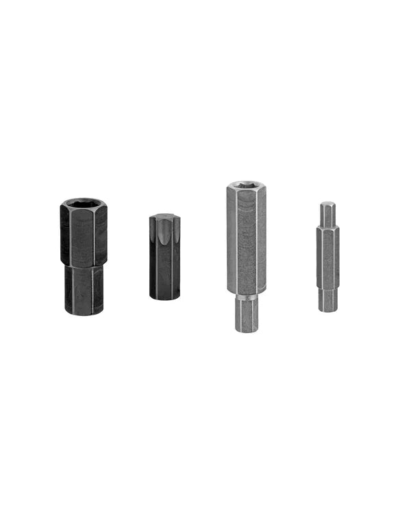 DAYSAVER Essential8 bits detail – Hex en Torx roestvrij staal