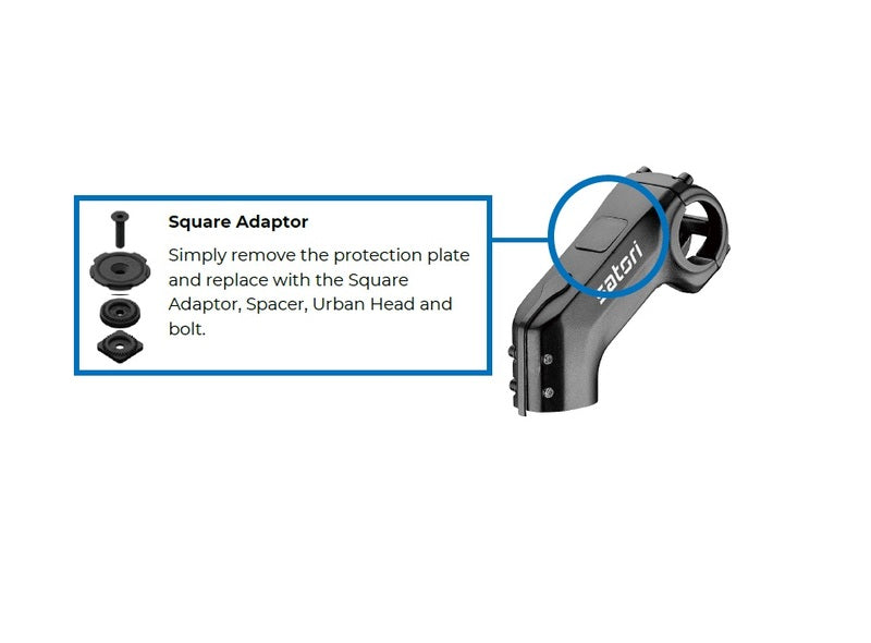 QUAD LOCK urban stem adaptor - stuurpen fietshouder