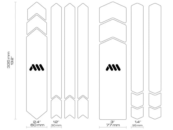 AMS Honeycomb Frame Guard Full maatvoering