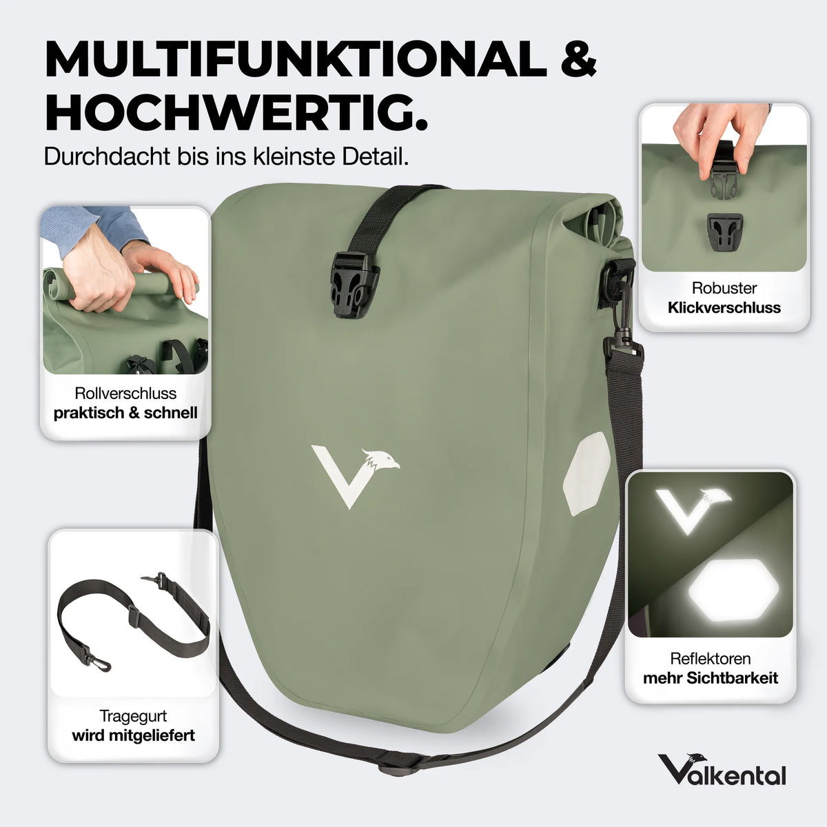 VALKENTAL Bike Bag 28L – gebruiksaanwijzing