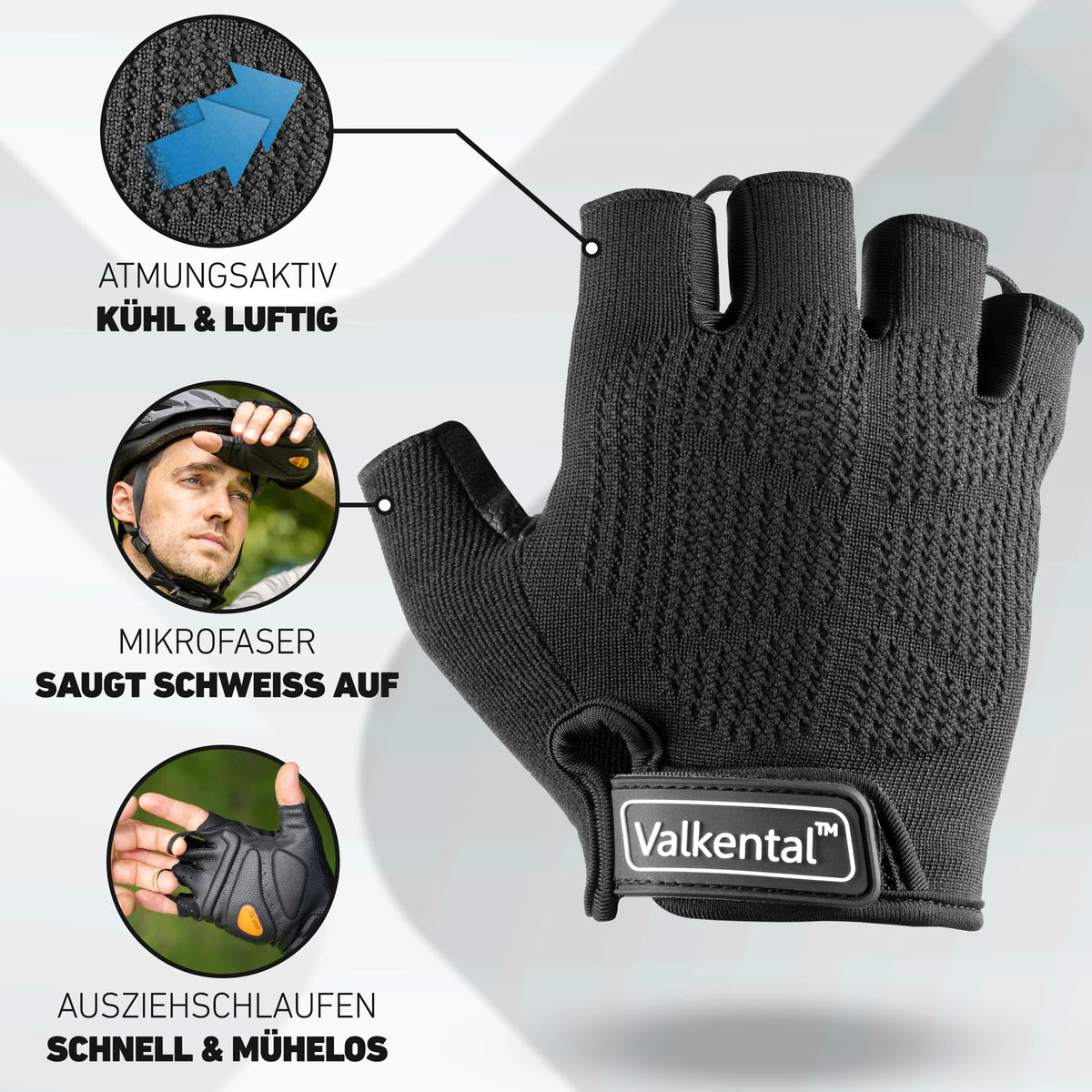 VALKENTAL BIKERIDER ADVANCED bovenzijde