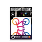 REFLECTIVE BERLIN stickers small - biycles rainbow