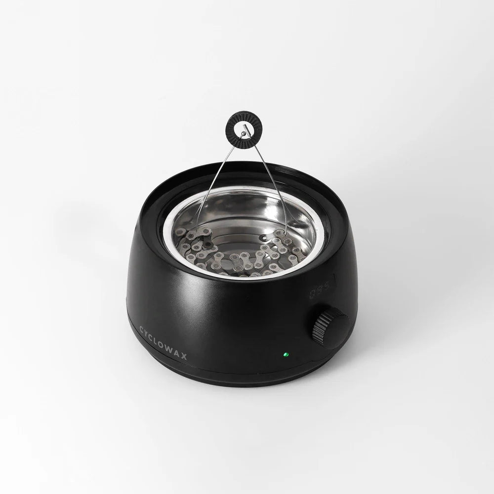 CYCLOWAX waxing heater 95°C – fietsketting waxen in 8-10 minuten, geschikt voor alle waxmerken