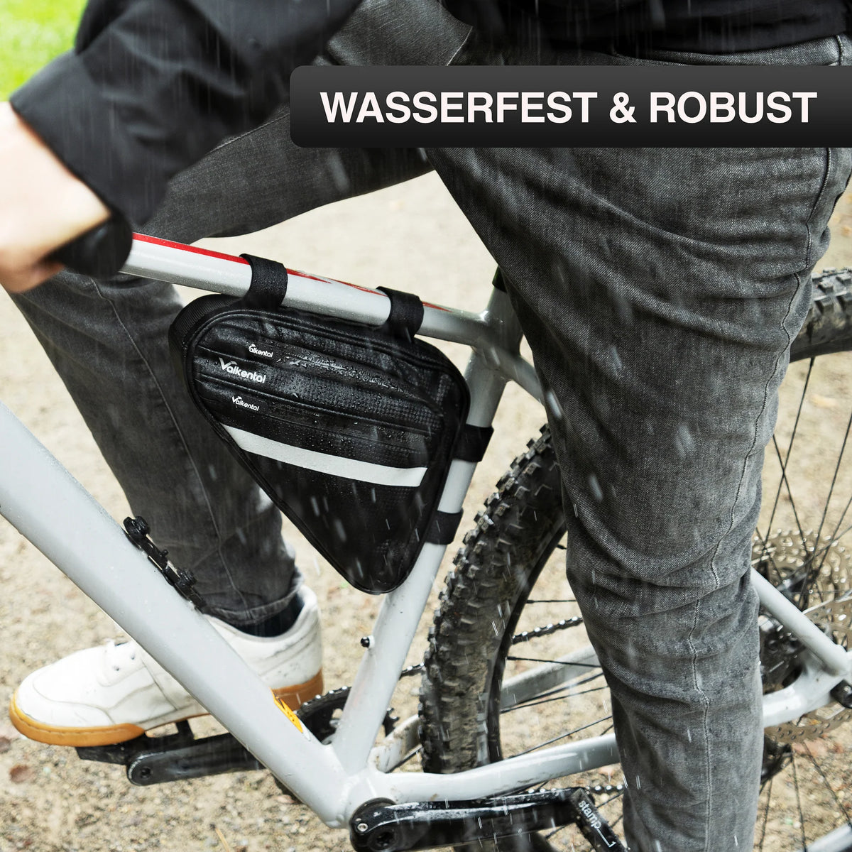 VALKENTAL 3IN1 CITY BAG  op de fiets