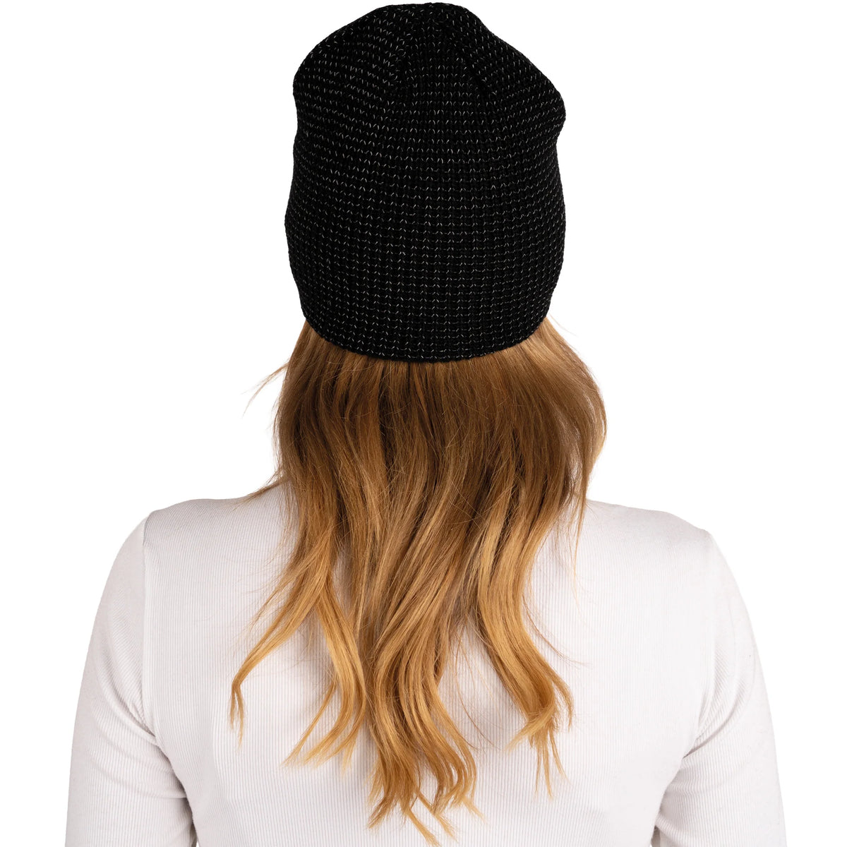 VALKENTAL REFLECTERENDE BEANIE achterzijde