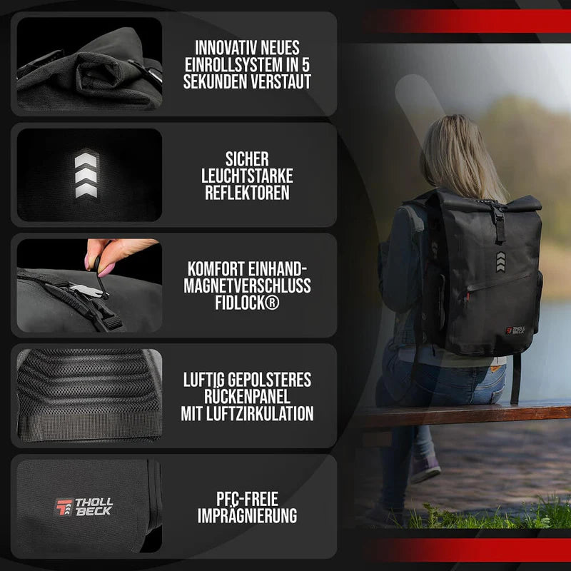Thollbeck Impuls 3-in-1 Fietstas - diverse gadgets op de tas