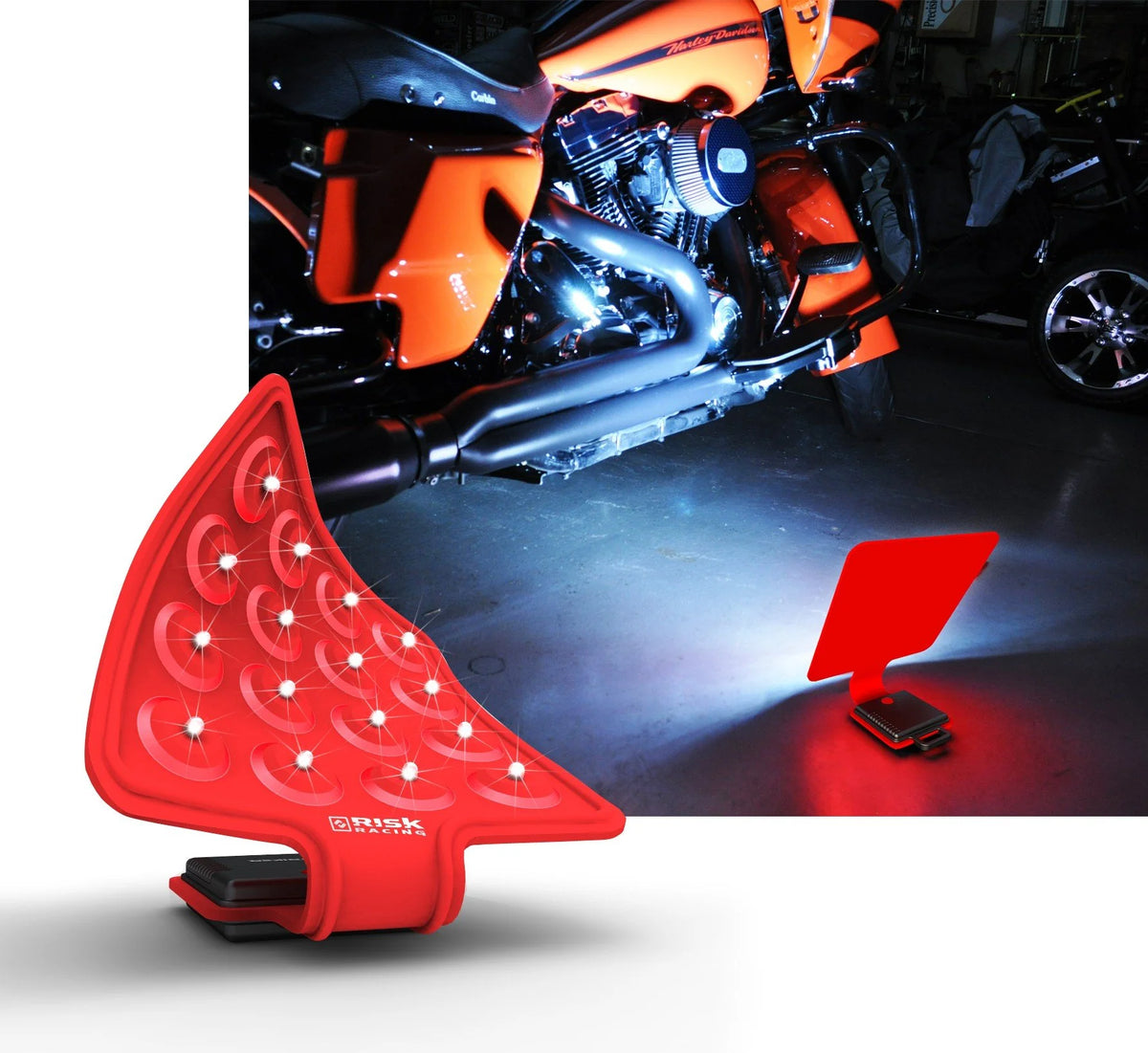 RISK RACING flexible flashlight BIJ MOTOR INSPECTIE