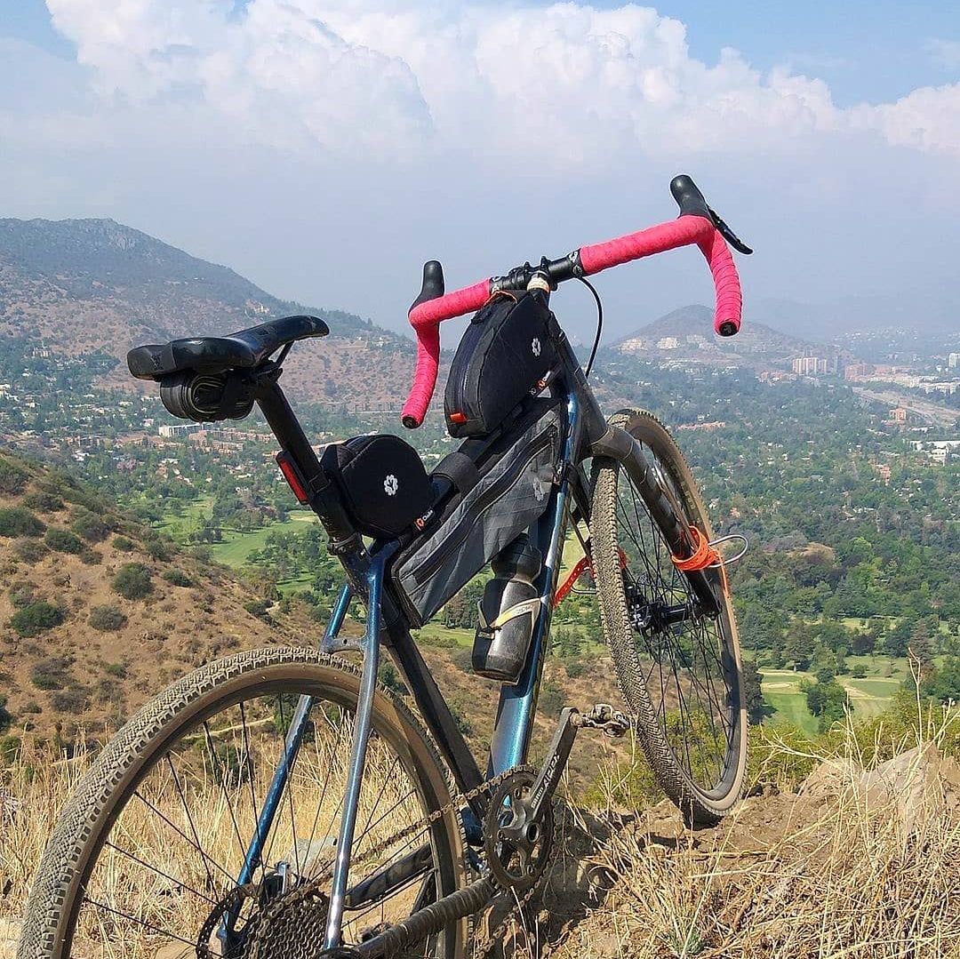 CHOIKE TTBag 0,7L - op een gravelfiets gemonteerd
