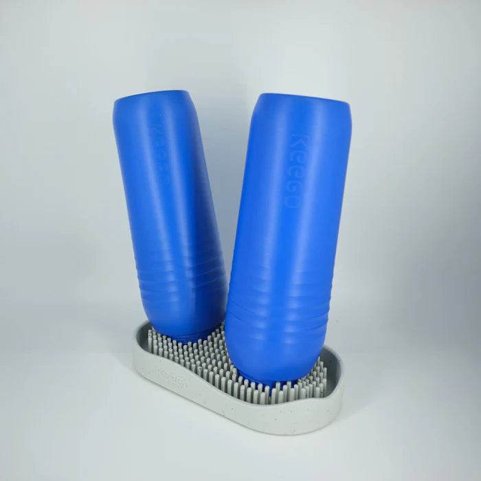 KEEGO Wave Dryer 2 flessen op zijn kop in de dryer