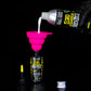 Muc-Off silicone funnel detail - flexibele trechter voor nauwkeurig bijvullen van vloeistoffen
