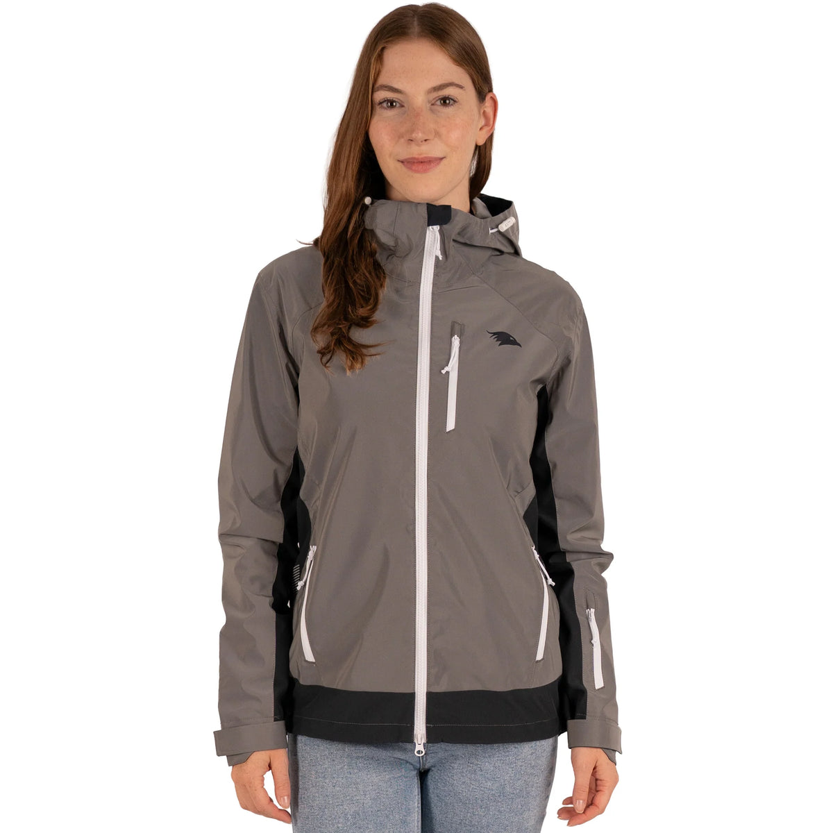 VALKENTAL Vertex reflecterend sportjack dames - grijs