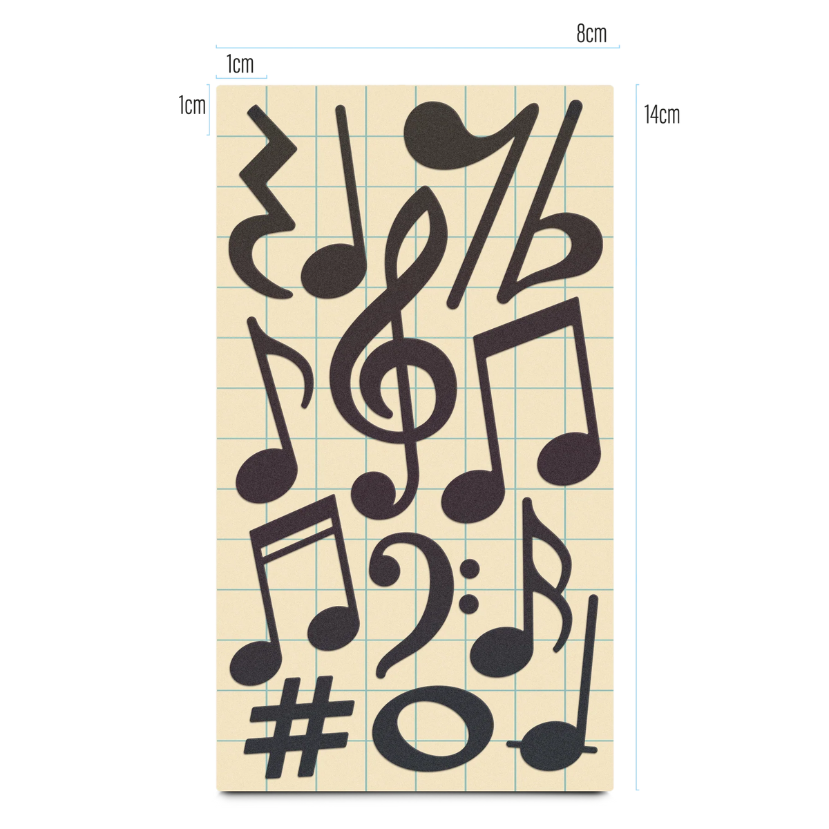 REFLECTIVE BERLIN textielstickers - music uit de verpakking