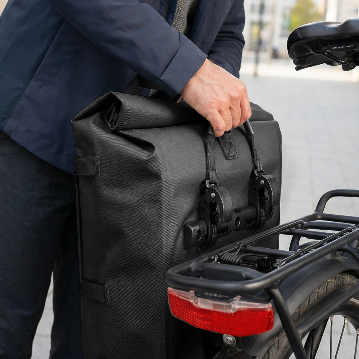VALKENTAL trailx  bevestiging op fiets
