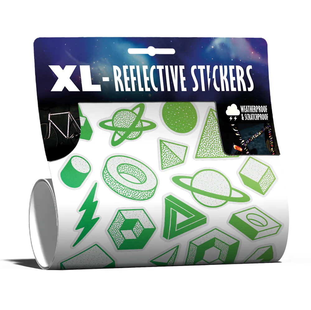 REFLECTIVE BERLIN stickers XL - grote reflecterende stickers