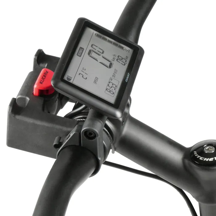 KLICKFIX Display Spacer - een fietscomputer gemonteerd op de steun