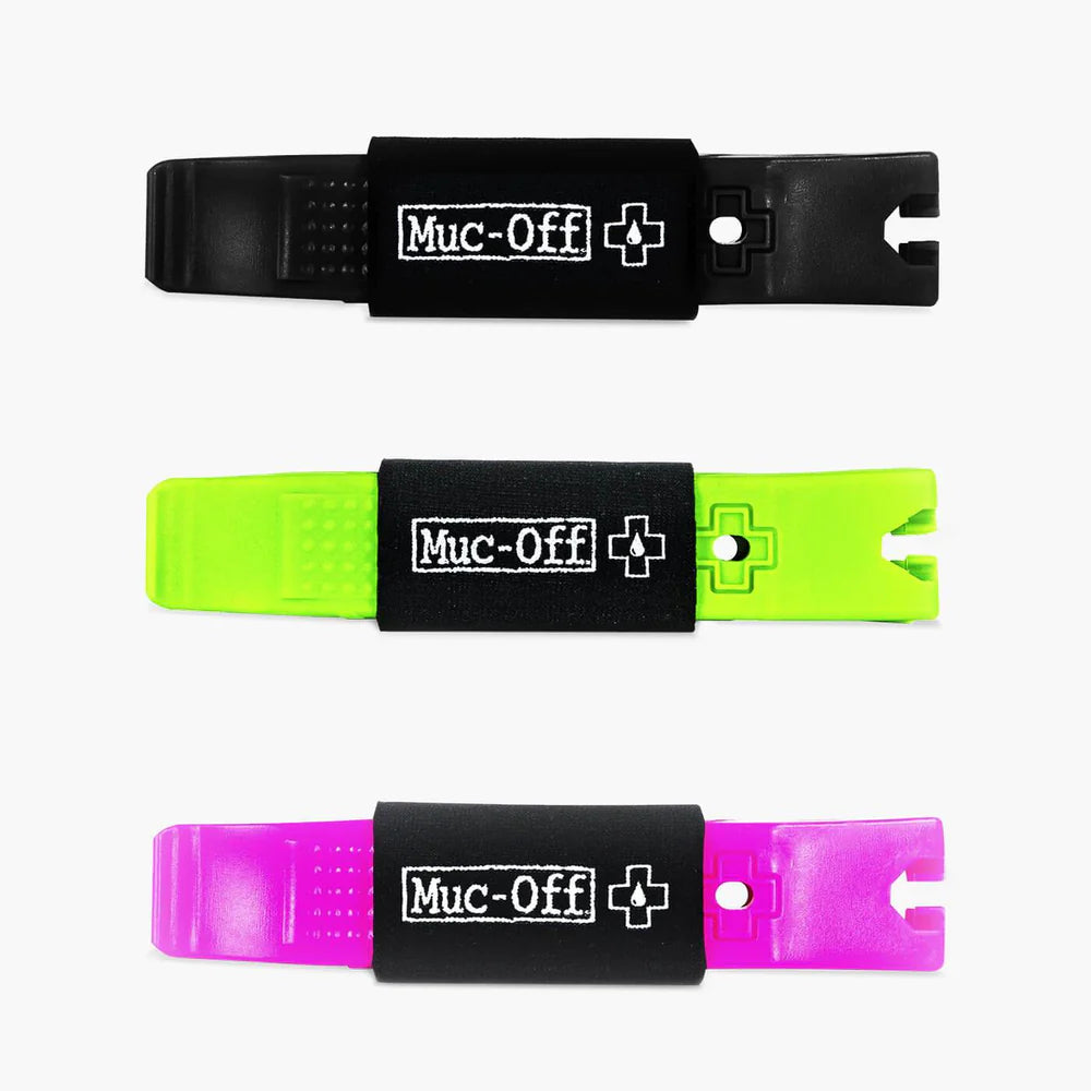Muc-Off Rim Stix bandenlichter set  – groen, zwart en roze